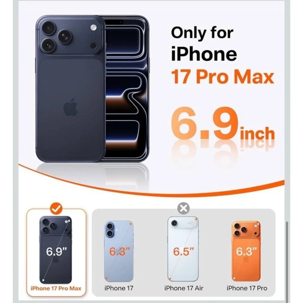 TORRAS for iPhone 17 Pro Max Case with Stand, Camera Control Button, Fit for Mag
